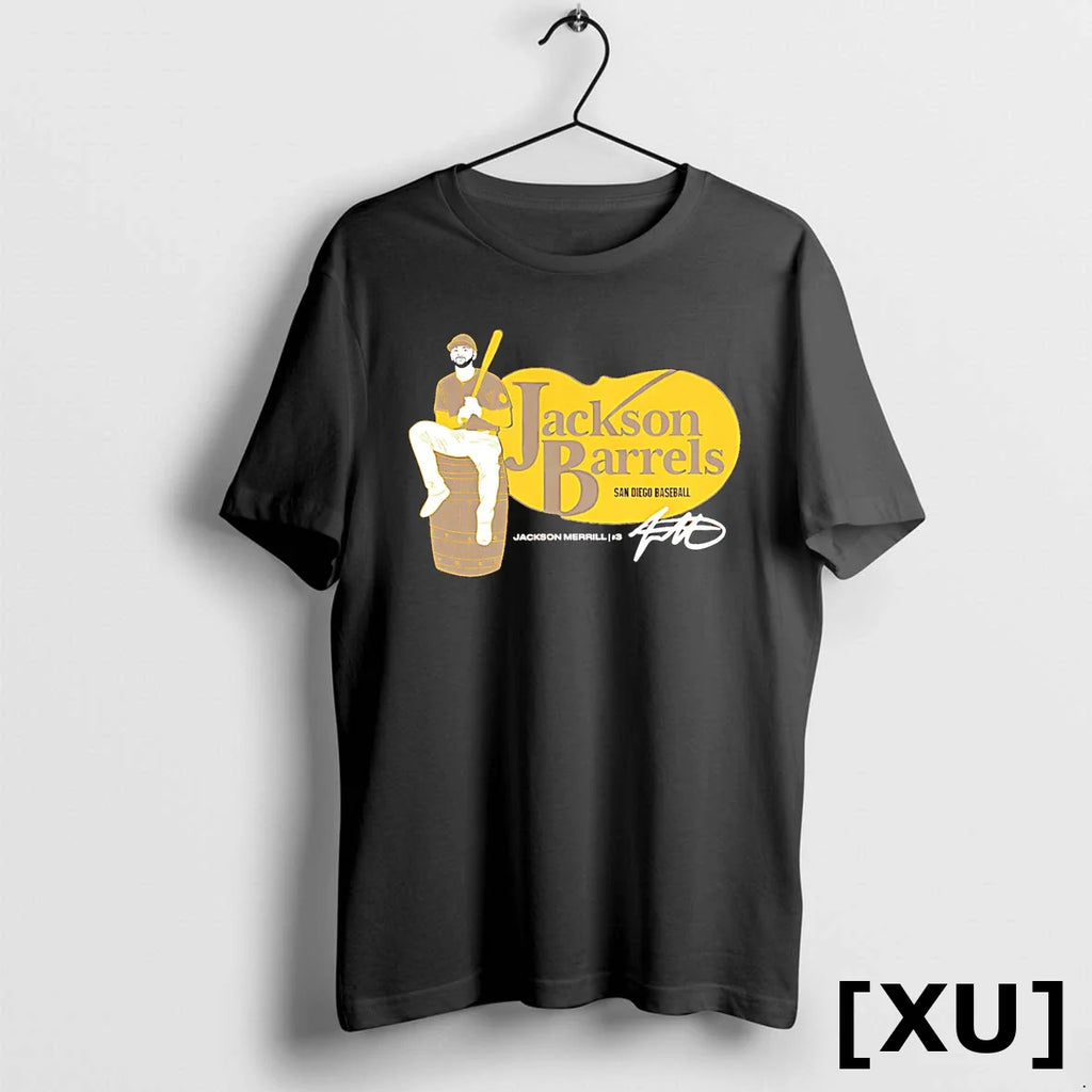 Jackson Barrels Jackson Merrill San Diego Padres Tshirts Sweater