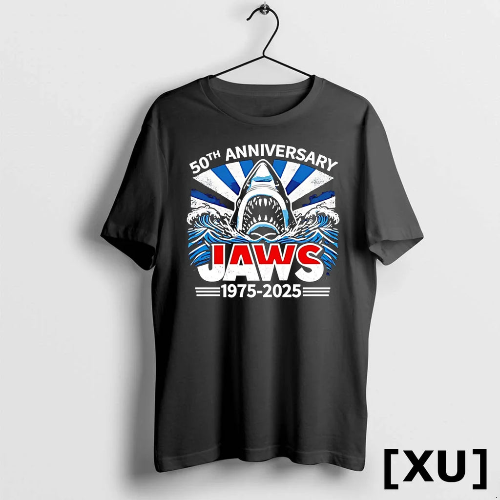 Jaws 50th Anniversary 1975 2025 Vintage Tshirts Sweater