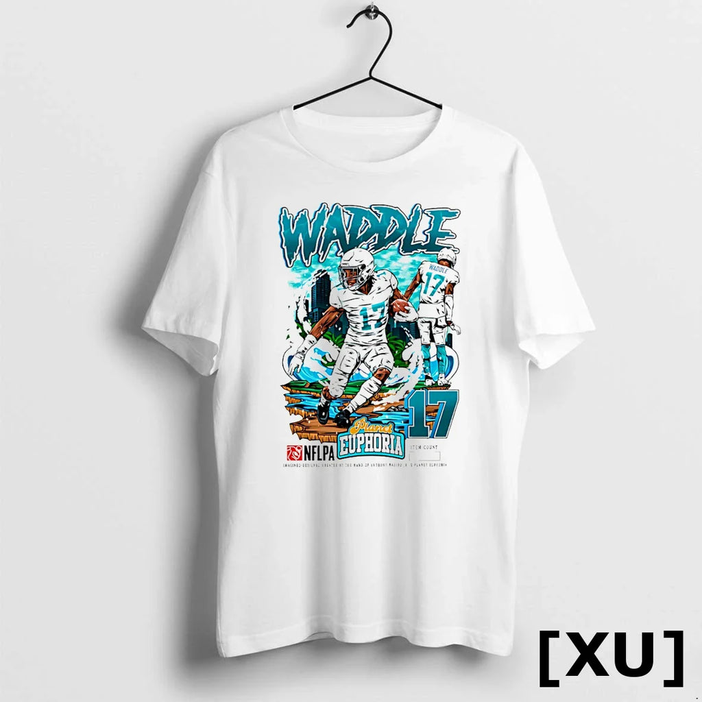 Jaylen Waddle Miami Dolphins Player Comic Tshirts Sweater