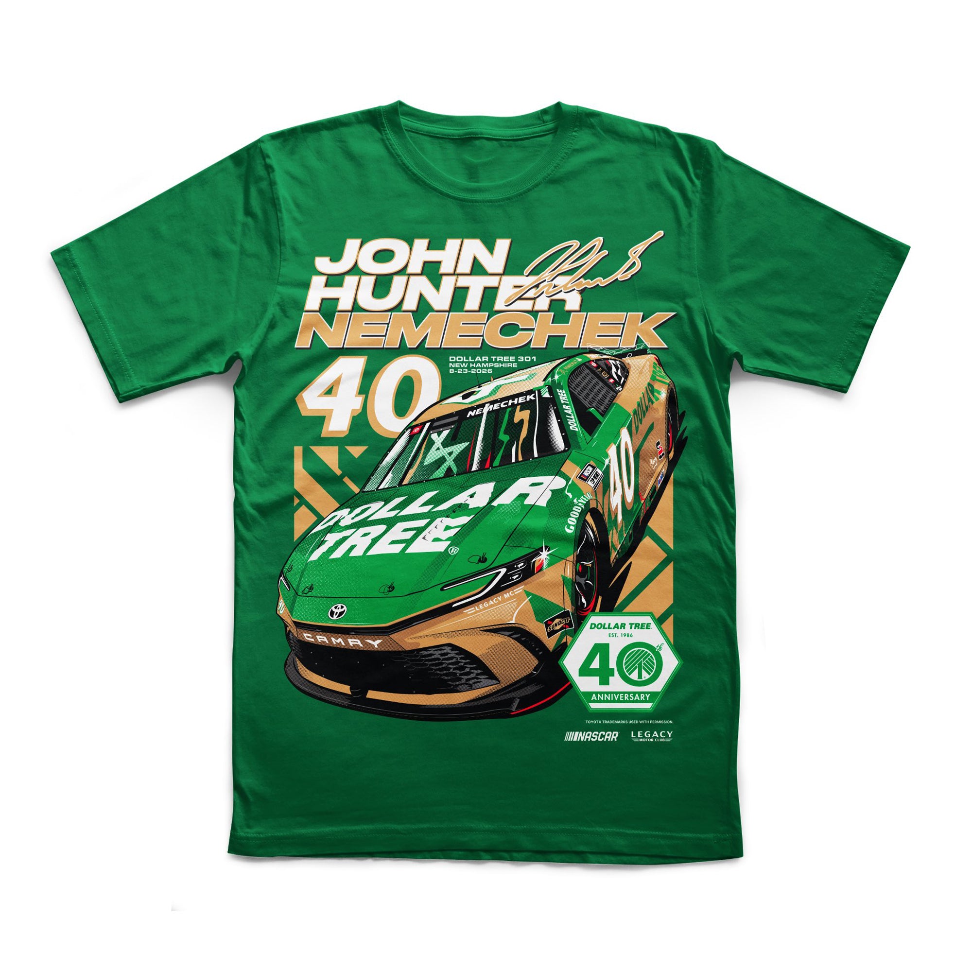 John Hunter Nemechek 40 Dollar Tree 301 Shirt