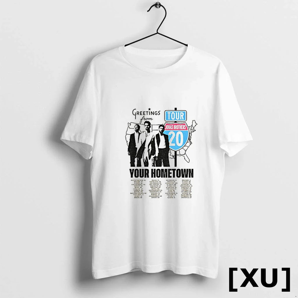 Jonas Brothers Greetings From Your Hometown Route 20 Tour Vintage Tshirts Sweater