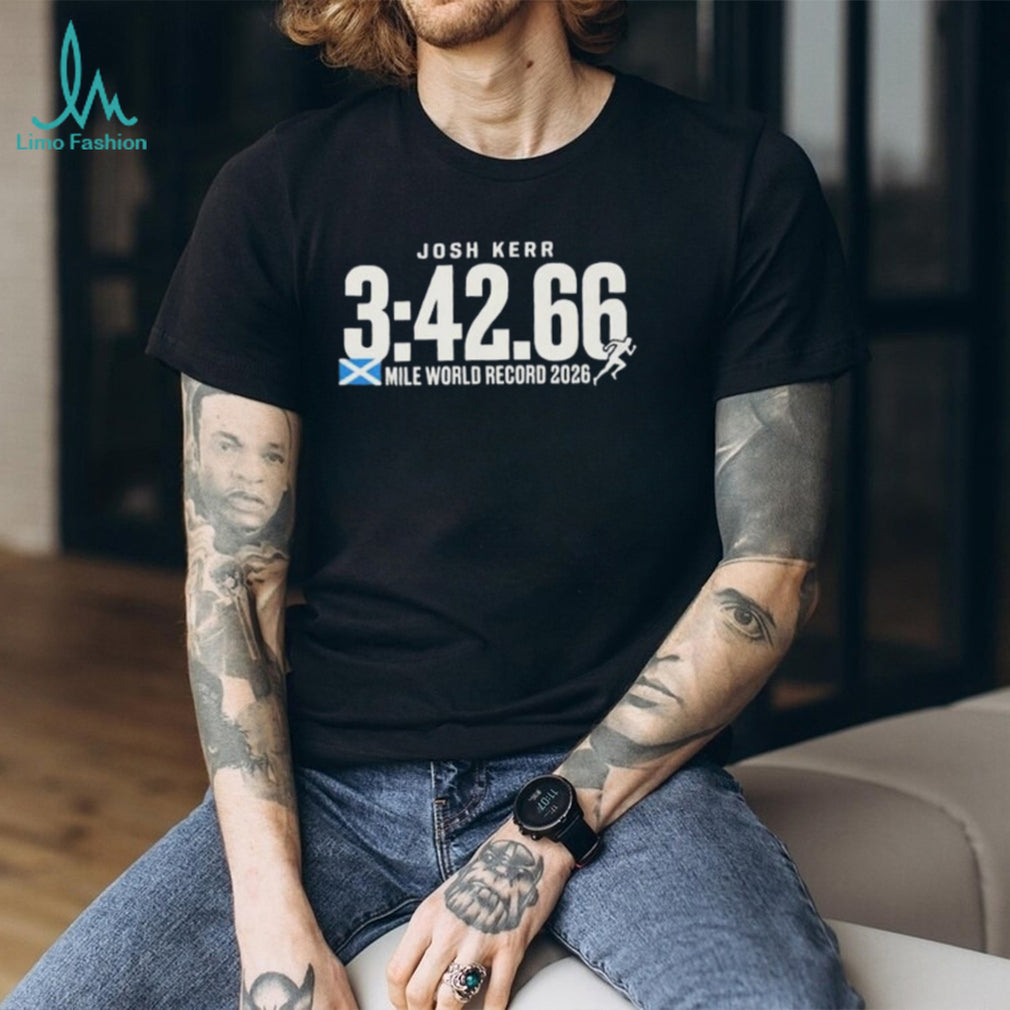 Josh Kerr Track Running Mile World Record Shirt