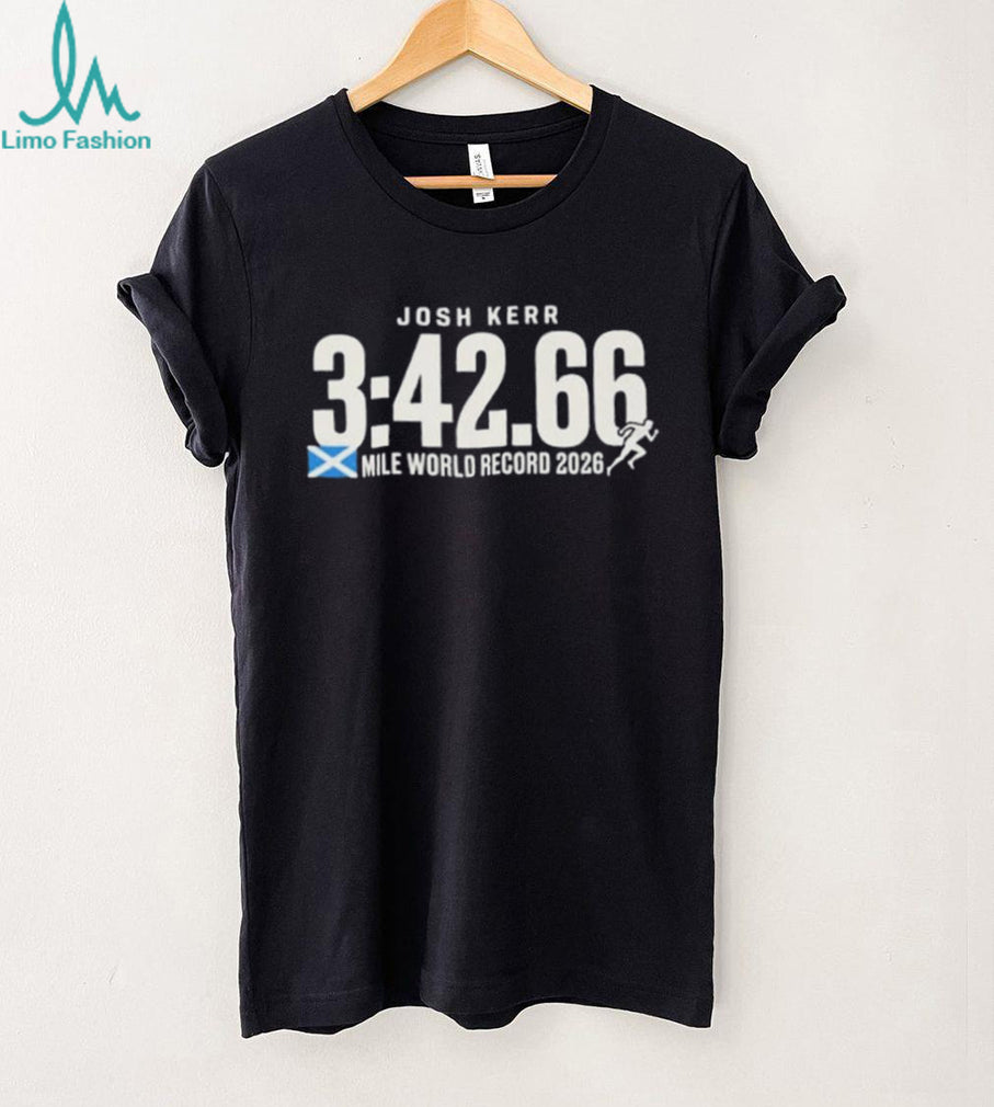 Josh Kerr Track Running Mile World Record Shirt