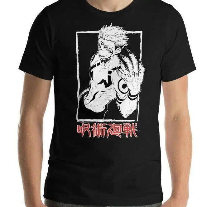 Jujutsu Kaisen Sukuna S 4XL Yuji Itadori Sukuna Anime S 4XL T-Shirts