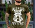 Just Dad Who Always Came Back Milk Shirt Funny Dad Humor T-Shirts