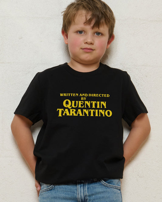 Written and Directed by Quentin Tarantino Kids T-Shirt