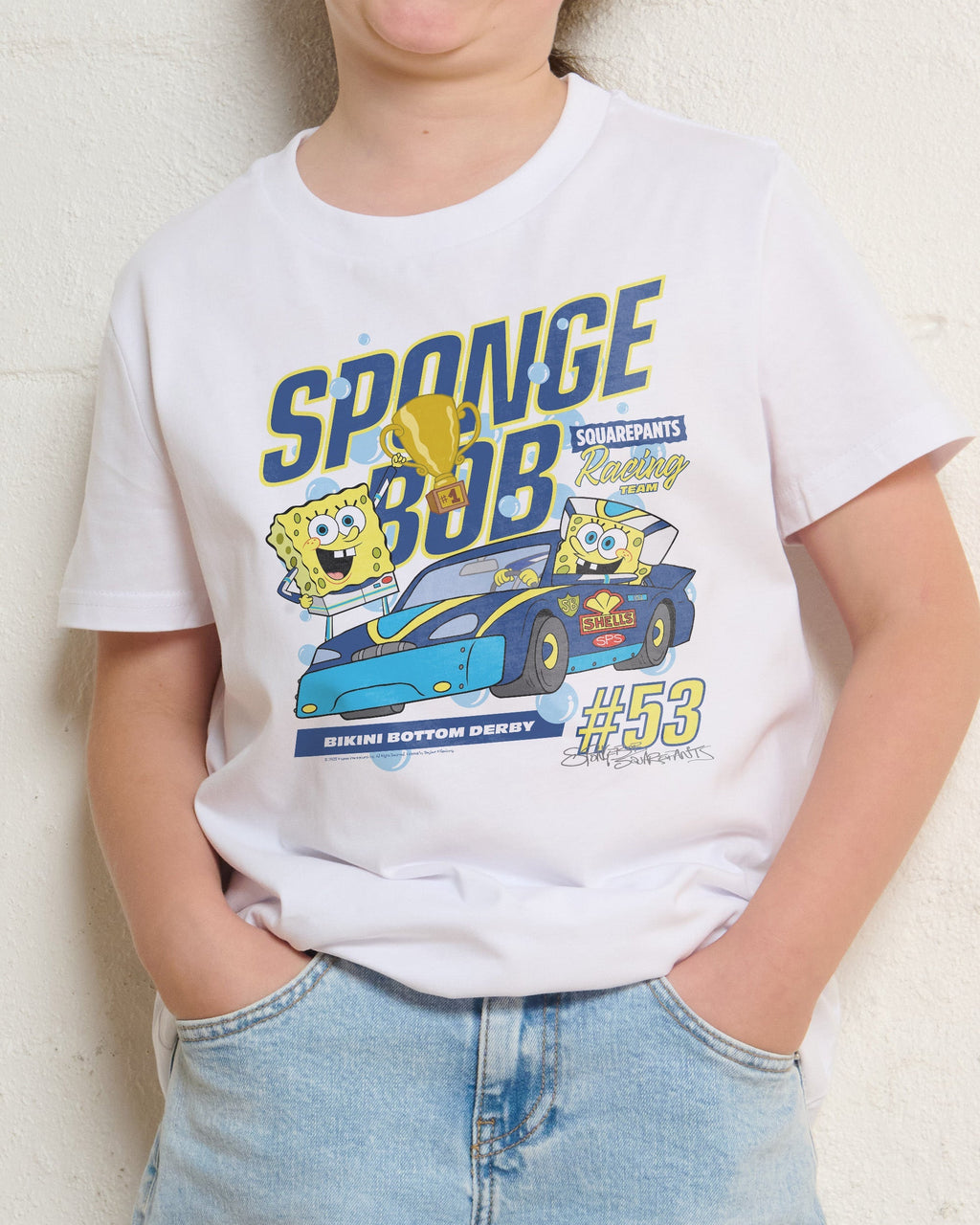 Spongebob Racing Kids T-Shirt