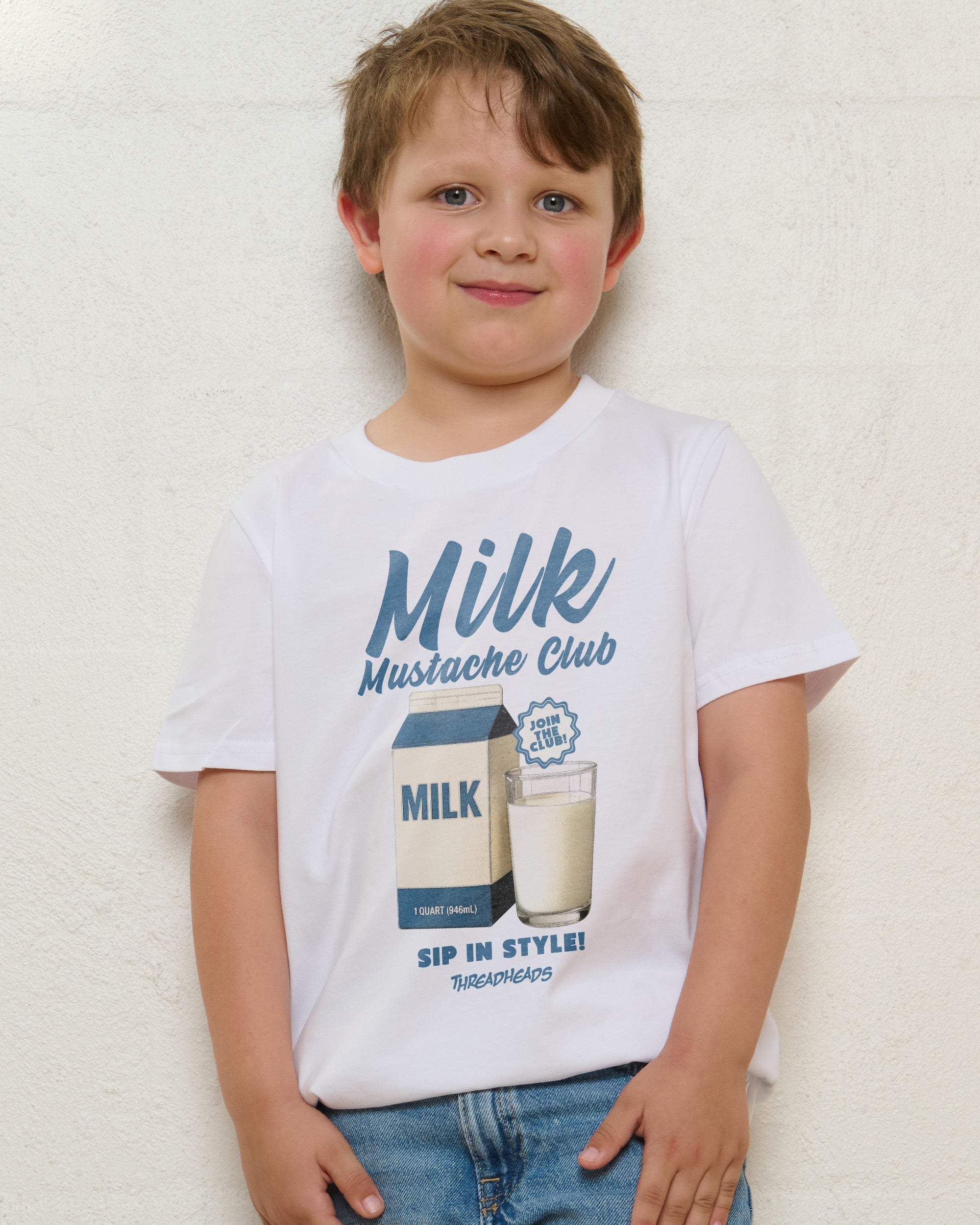Milk Mustache Club Kids T-Shirt