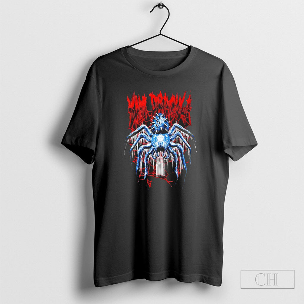 Kim Dracula Spiked Spider Tee Unisex T-shirt, Sweatshirt, Hoodie (1)