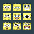 SpongeBob Expression Grid