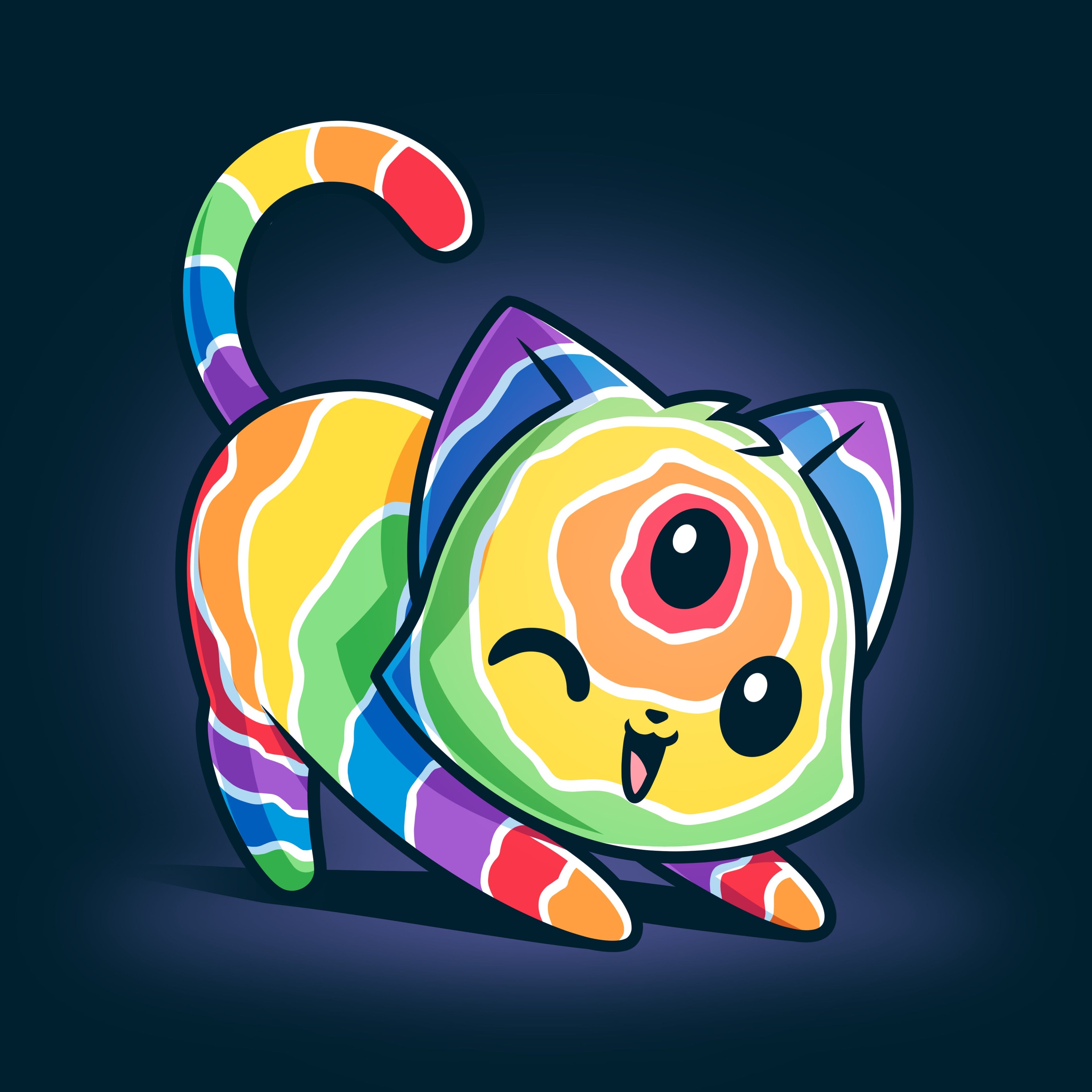 Psychedelic Cat