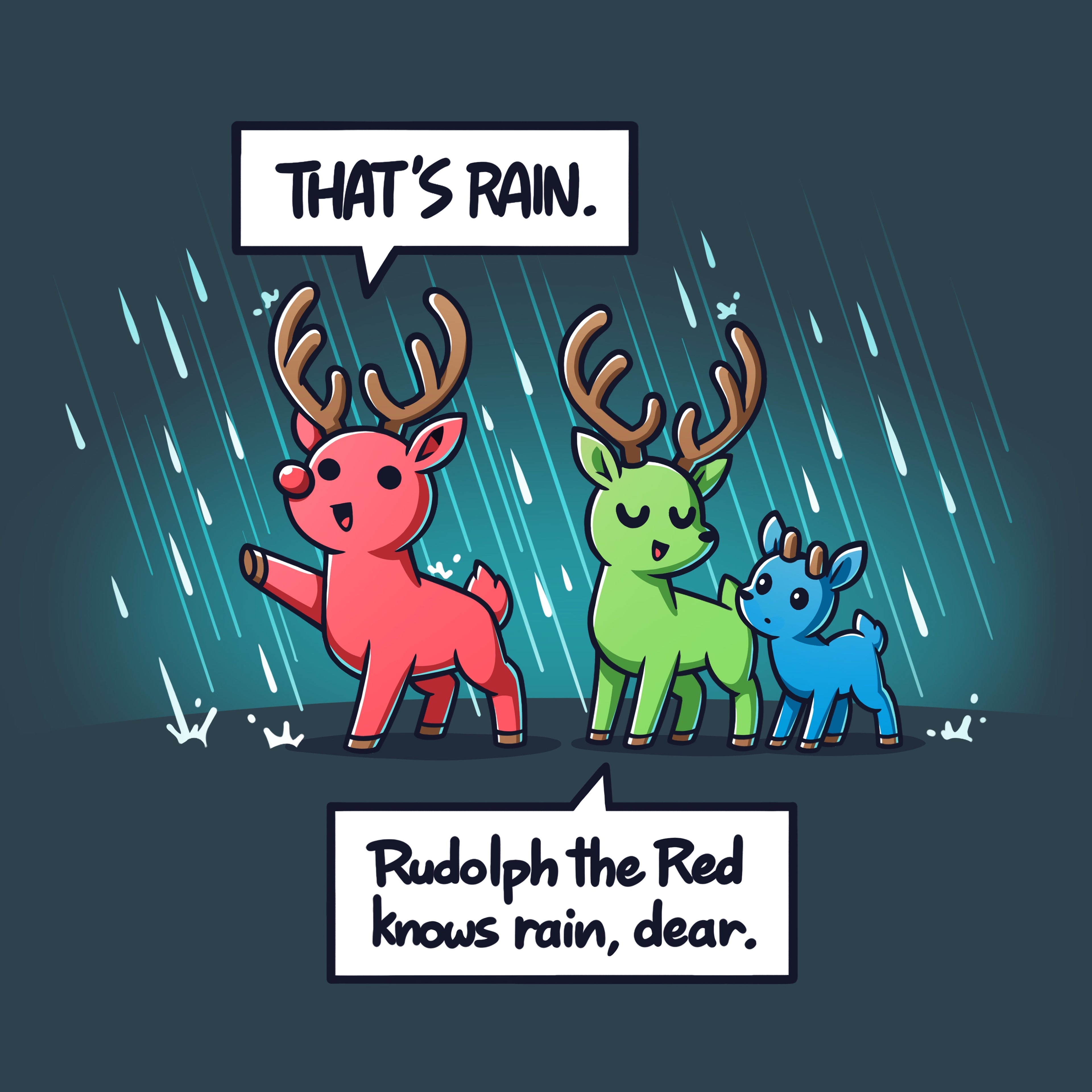 Rudolph The Red Knows Rain, Dear