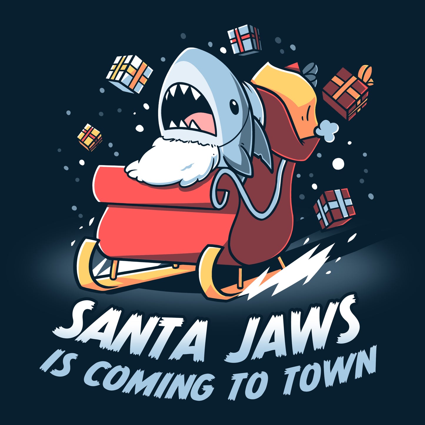 Santa Jaws is Coming to Town