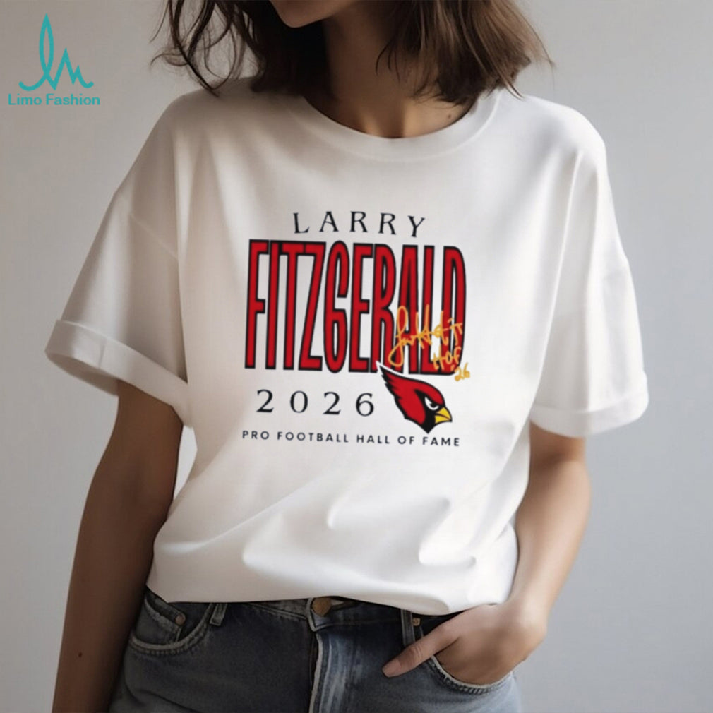 Larry Fitzgerald Cardinals Class of 2026 Hall of Famers shirt