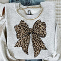 Leopard Coquette Bow Shirt Girly Bow Trending Cheetah Bow Girl T-Shirts