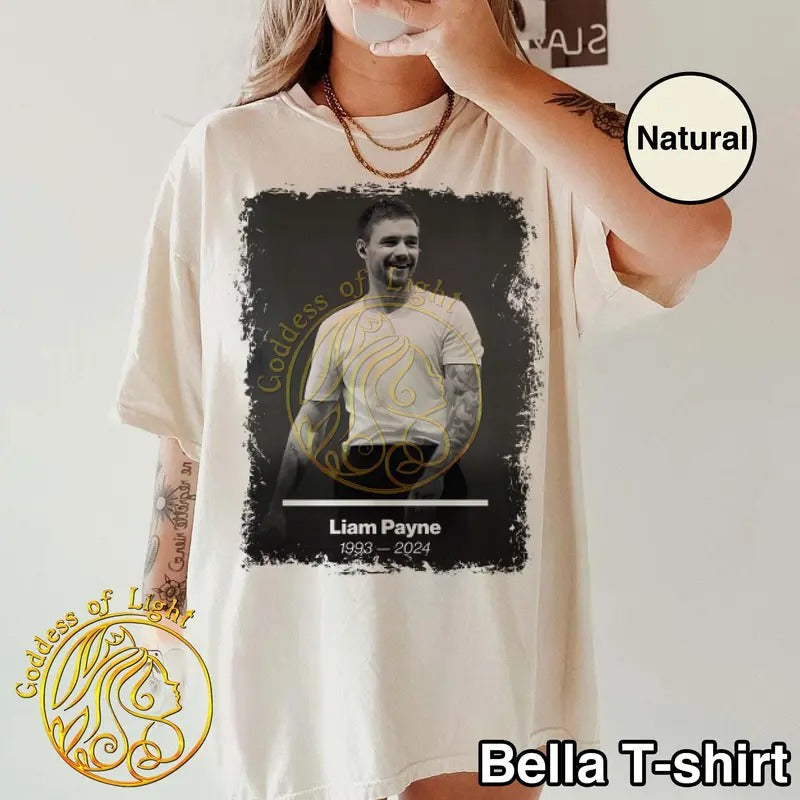 Liam Payne Tribute Memory Liam Payne T Hirt Rip Liam Payne One Direction Tribute One Direction Fan Teestyle{N002}3 T-Shirts