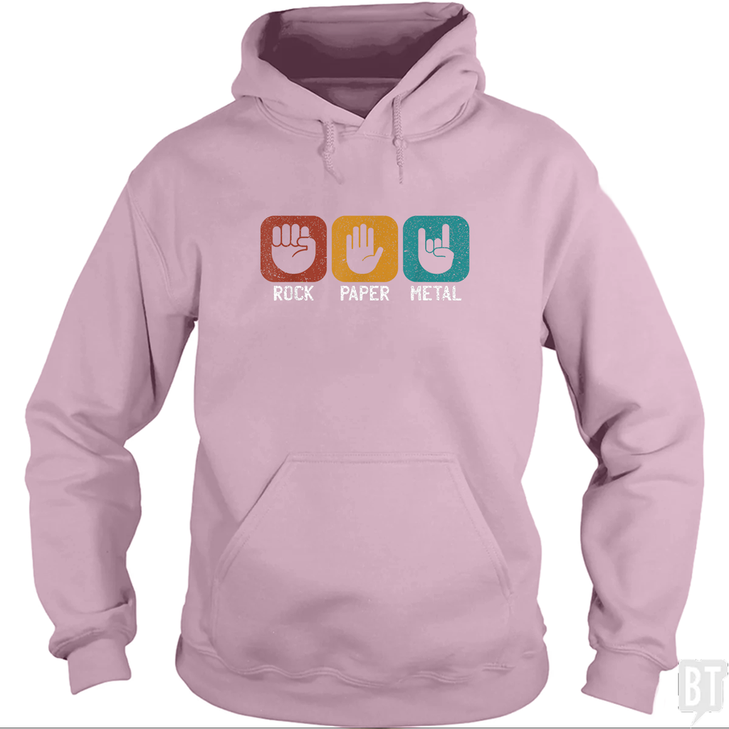 Rock Paper Metal Hoodie