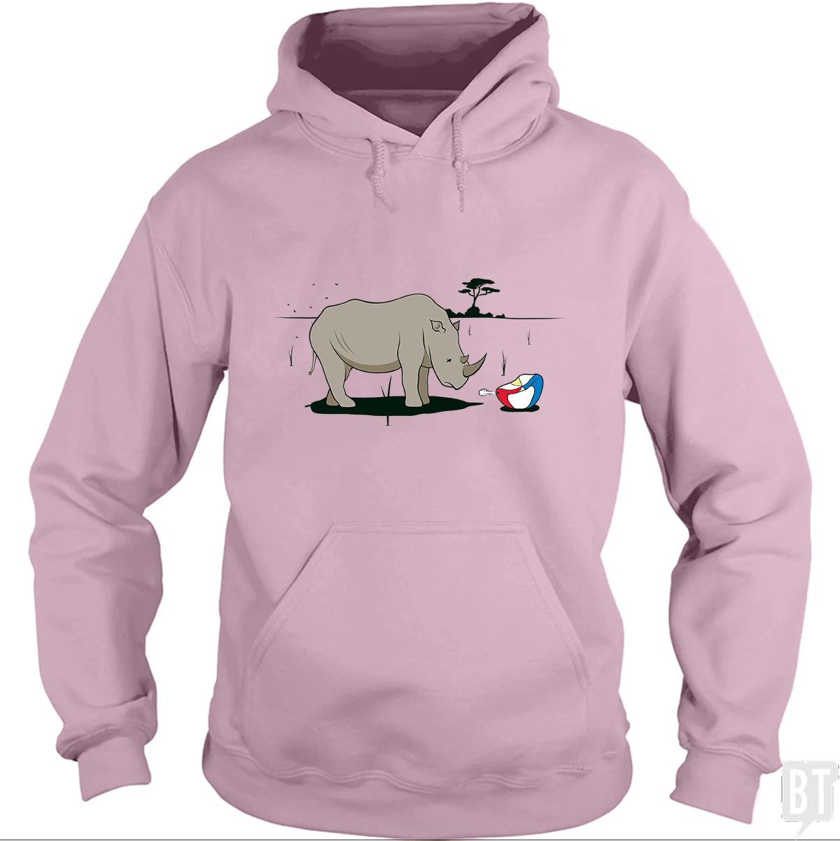 Sad Rhino Hoodie