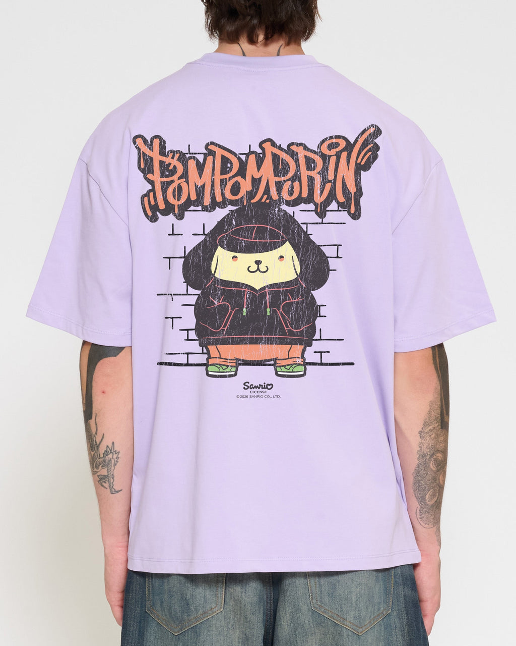 Pompompurin Street Oversized Tee
