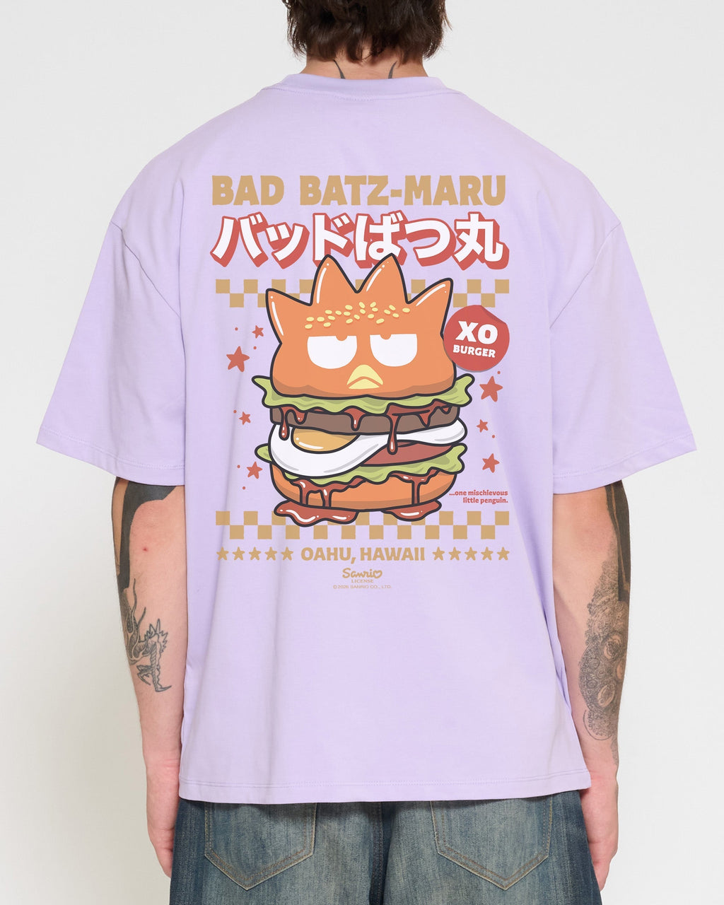 Bad Badtz-Maru Burger Oversized Tee