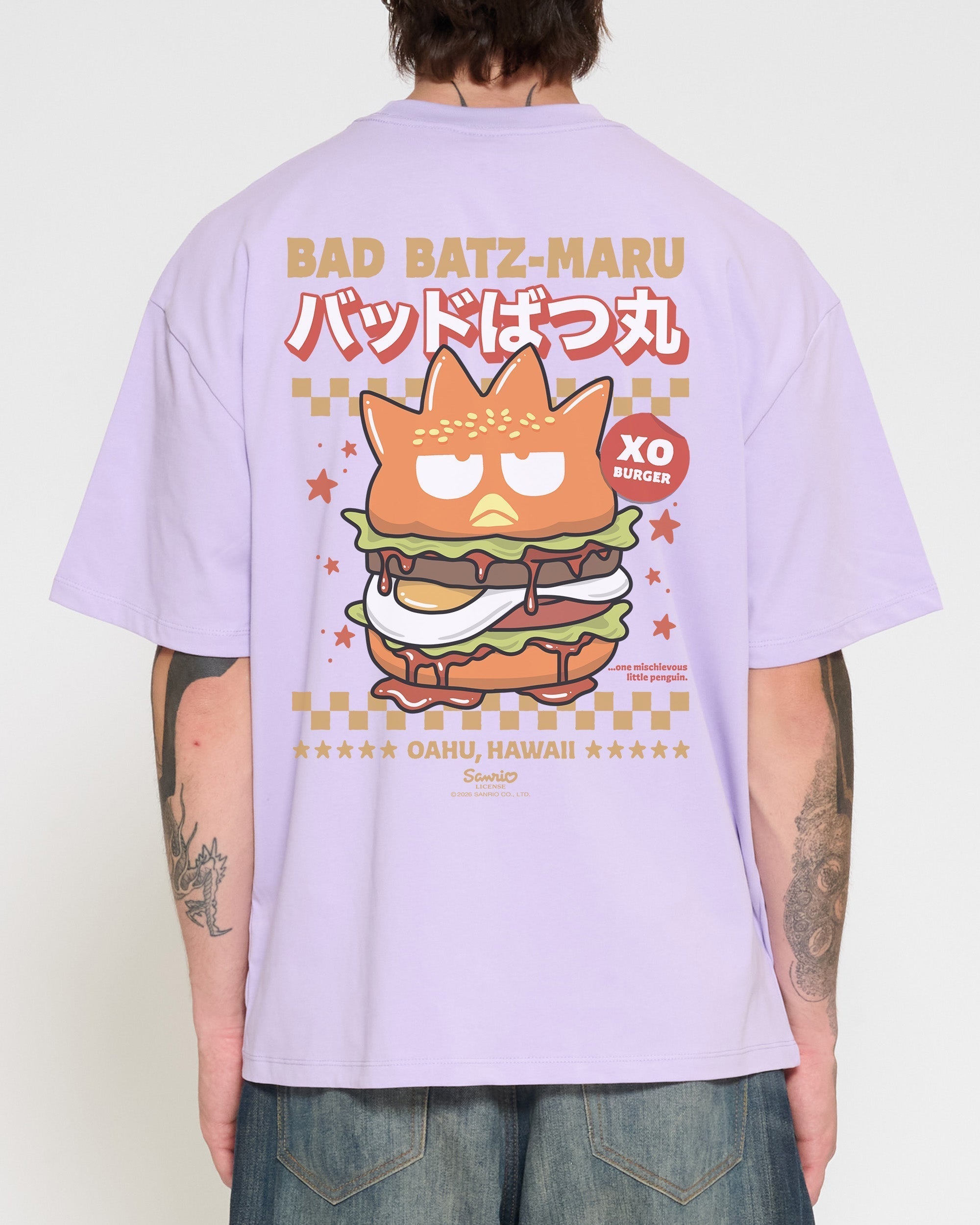 Bad Badtz-Maru Burger Oversized Tee