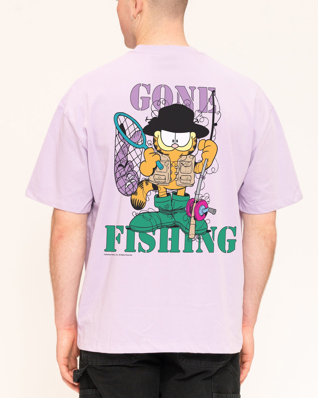 Gone Fishing Oversized Tee