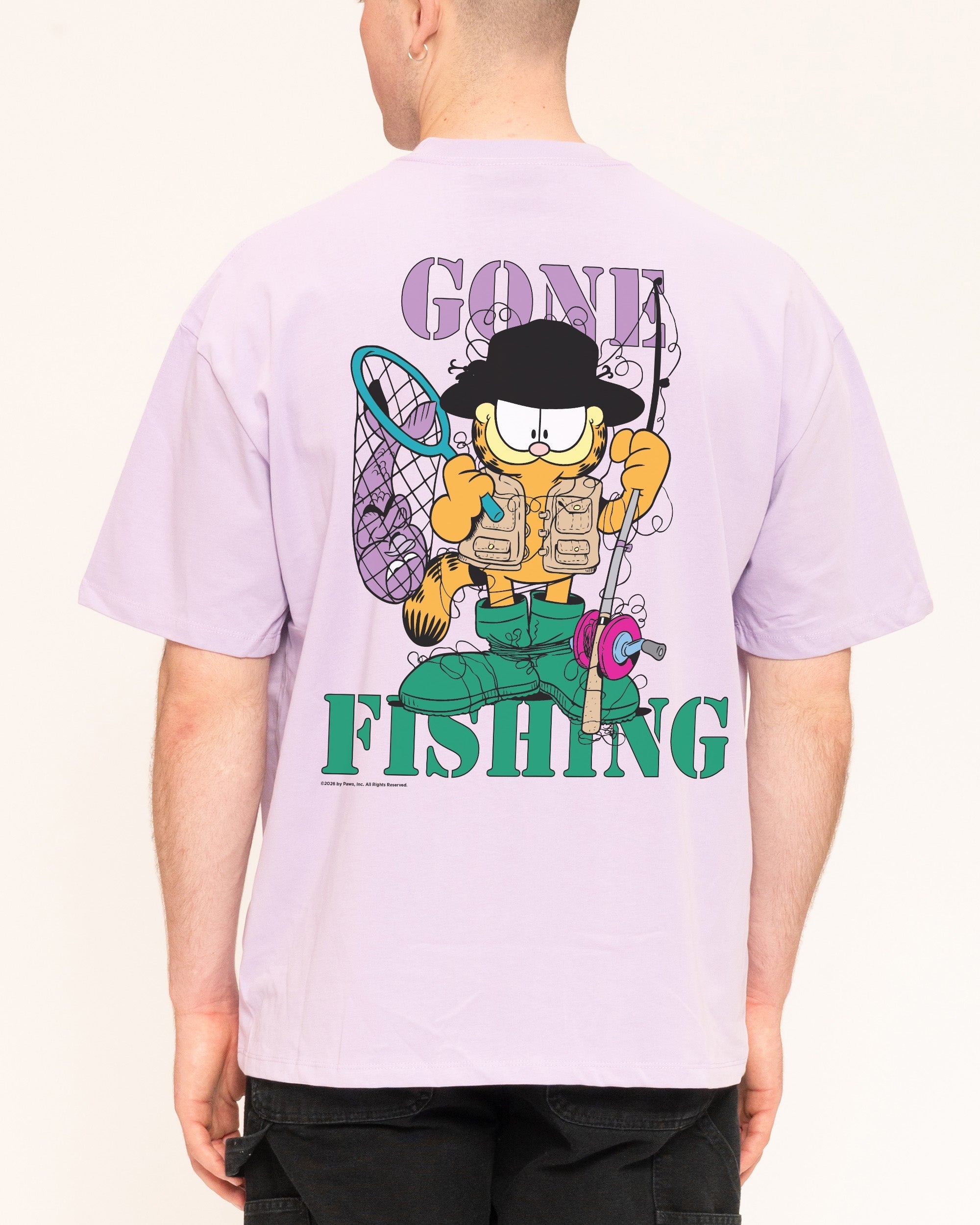 Gone Fishing Oversized Tee