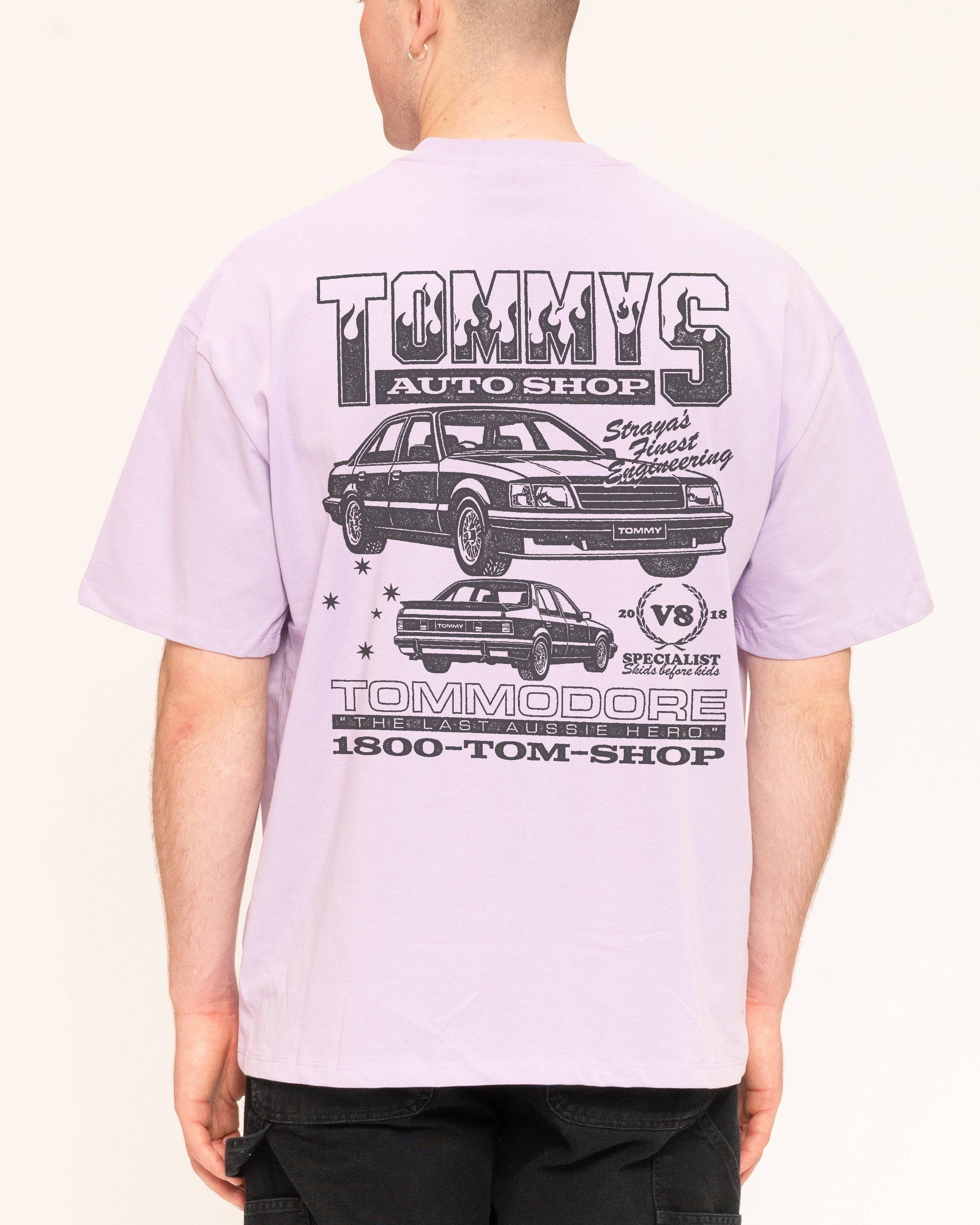 Tommy's Auto Shop Oversized Tee