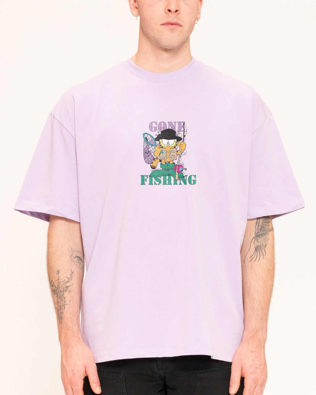 Gone Fishing Oversized Tee
