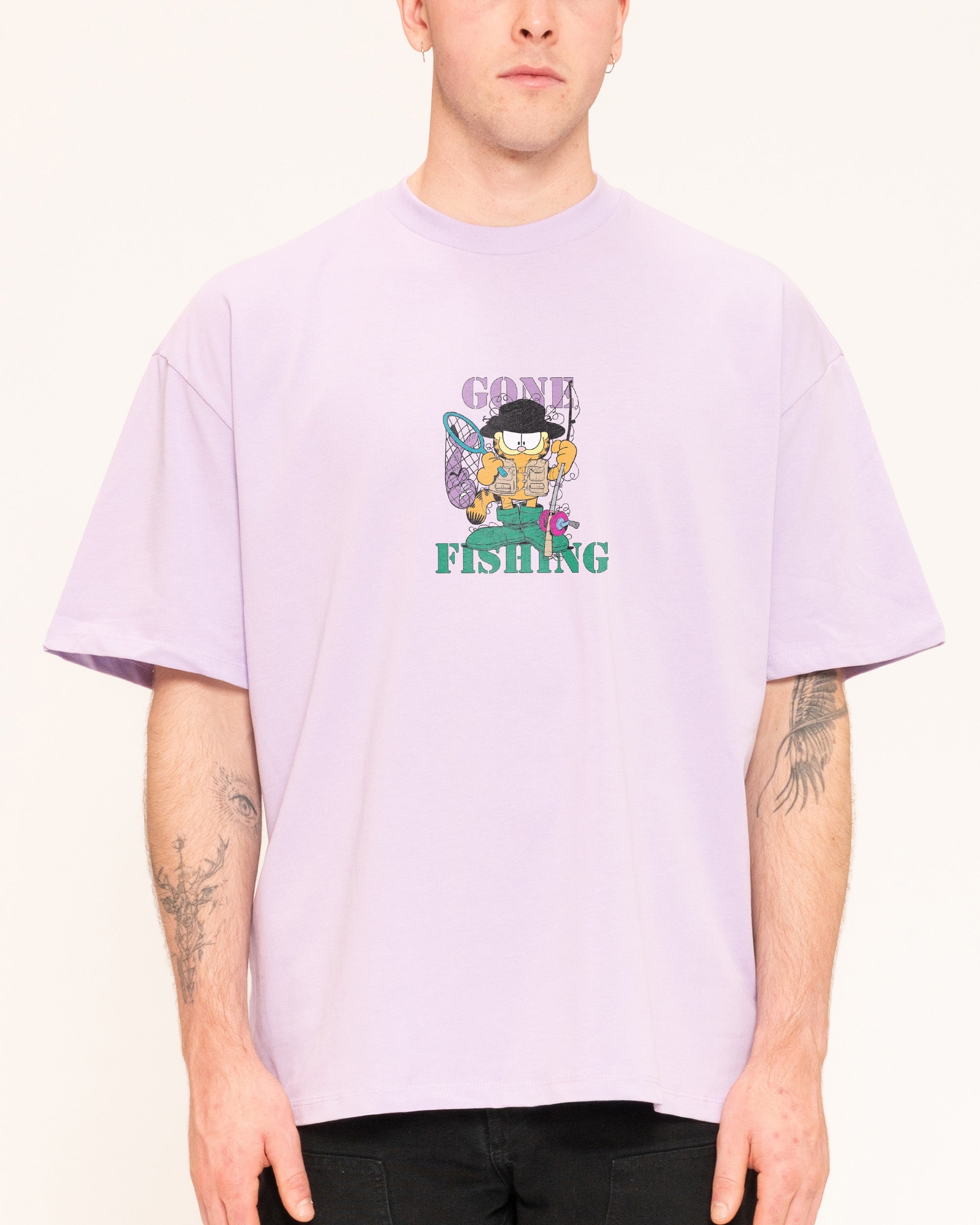 Gone Fishing Oversized Tee