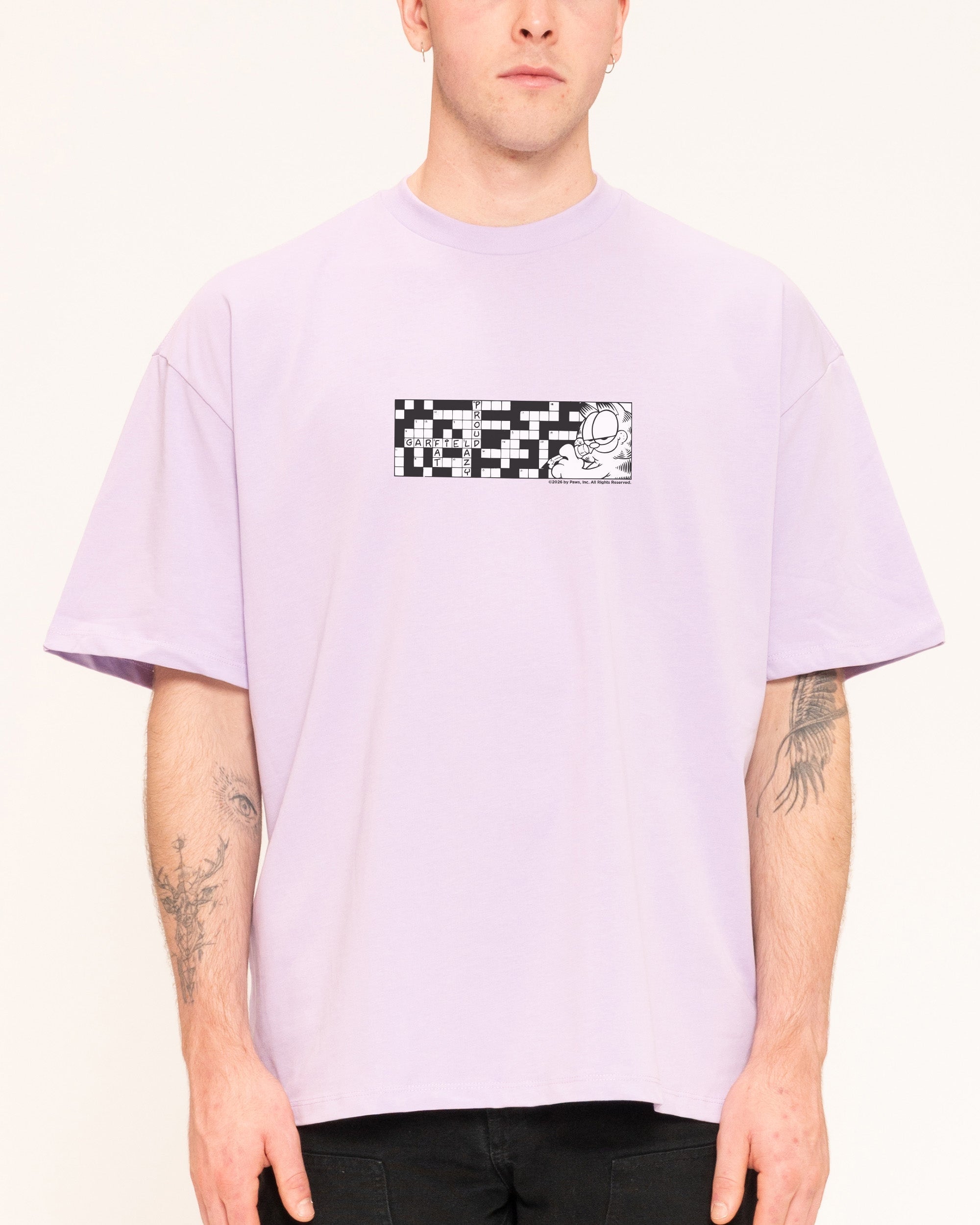 Cross Cat Oversized Tee