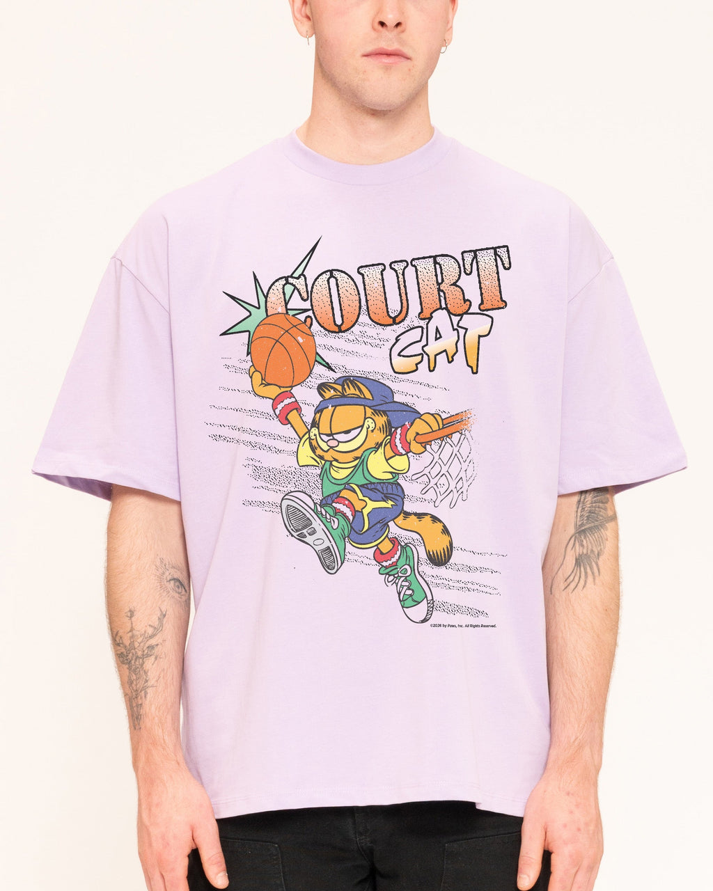Court Cat Oversized Tee