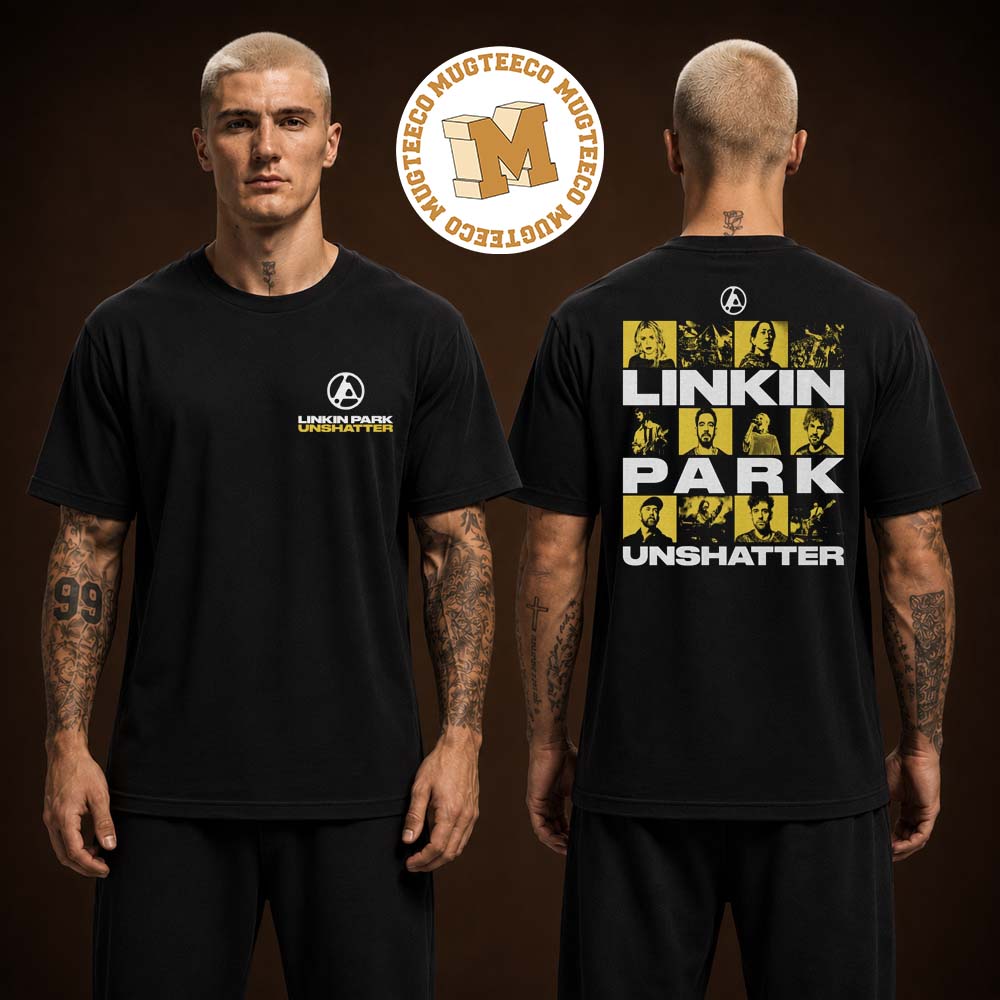 Linkin Park Unshatter Unisex Black T Shirt