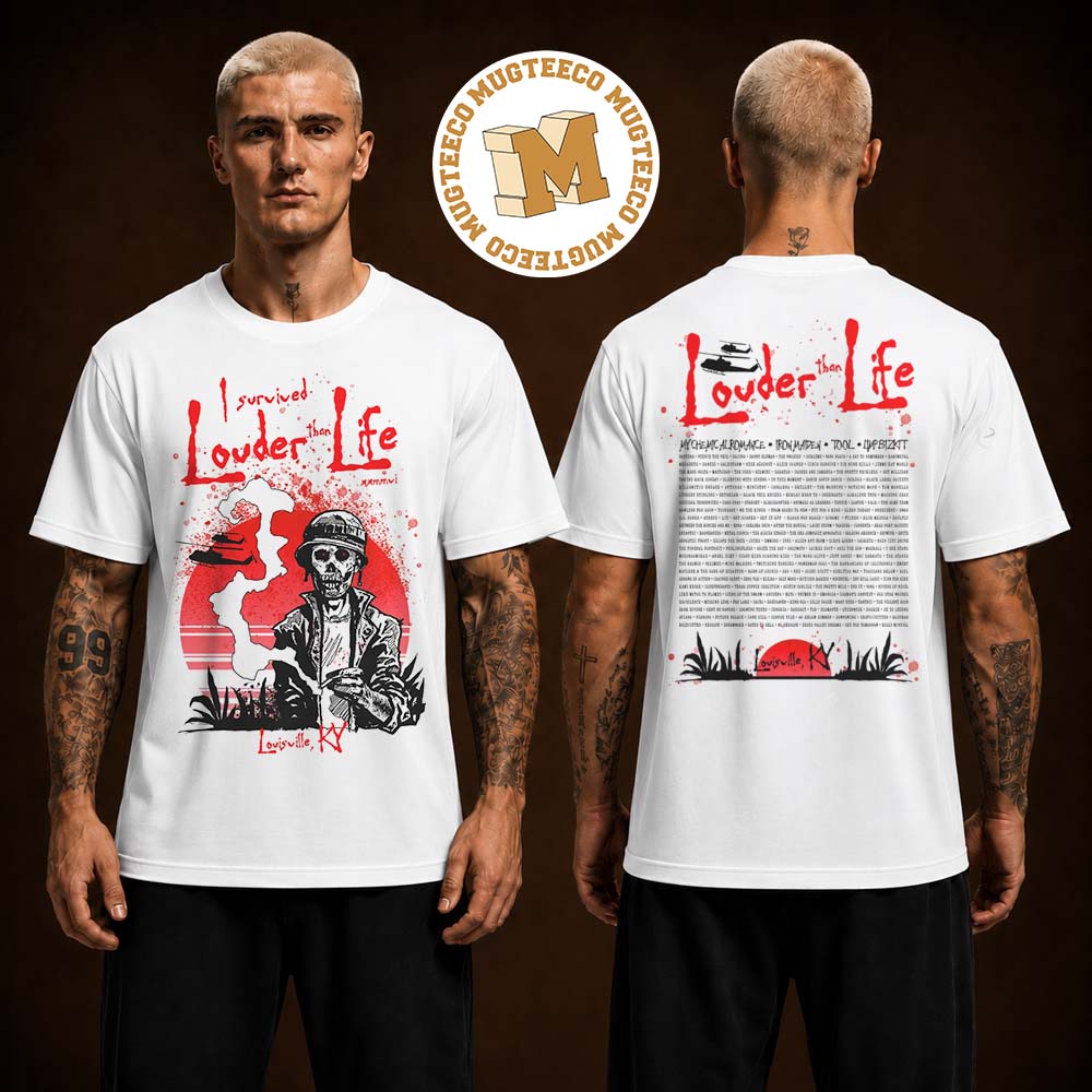 Louder Than Life 2026 Smoke Break Louisville KY Two Sided Unisex T Shirt