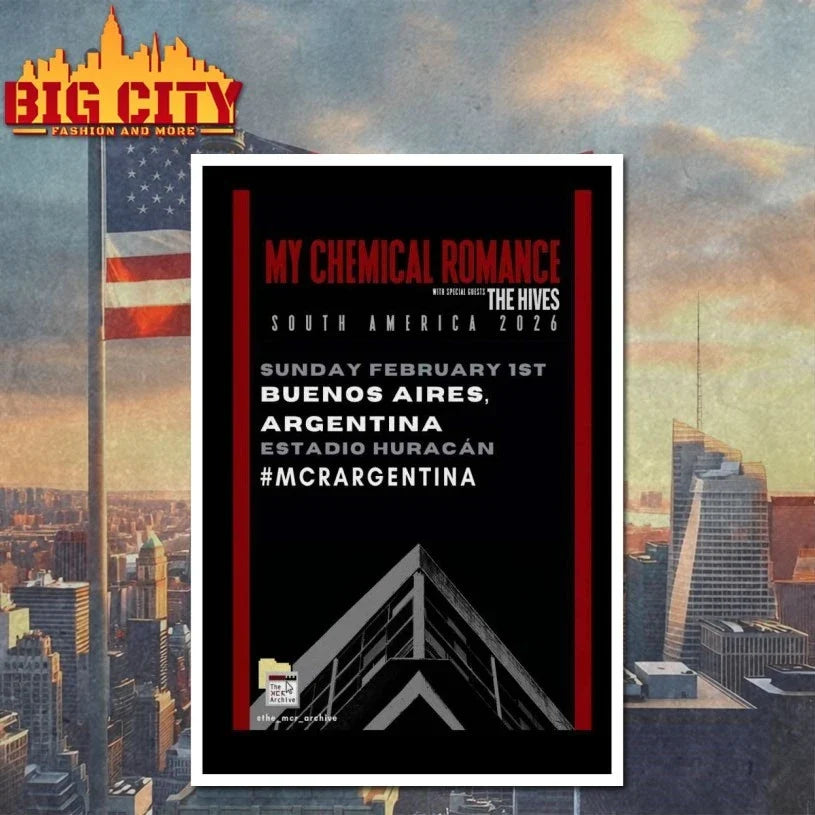 MCR Estadio Tomás Adolfo Ducó. Buenos Aires, Argentina 02.01.2026 Poster t-shirt
