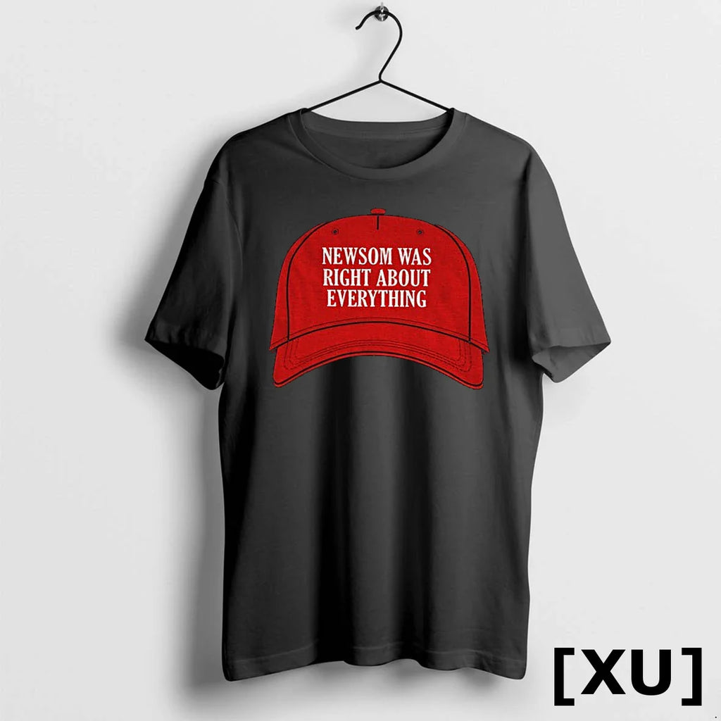 Maga Red Hat Newsom Was Right About Everything Tshirts Sweater