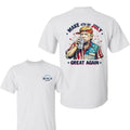 Make 4th July Great Again T Shirt Patriotic Trump & Busch Light Independence Day Maga Trump Shirt Funny Trum T-Shirts
