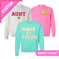 Make Yours Letter Patch T-Shirts