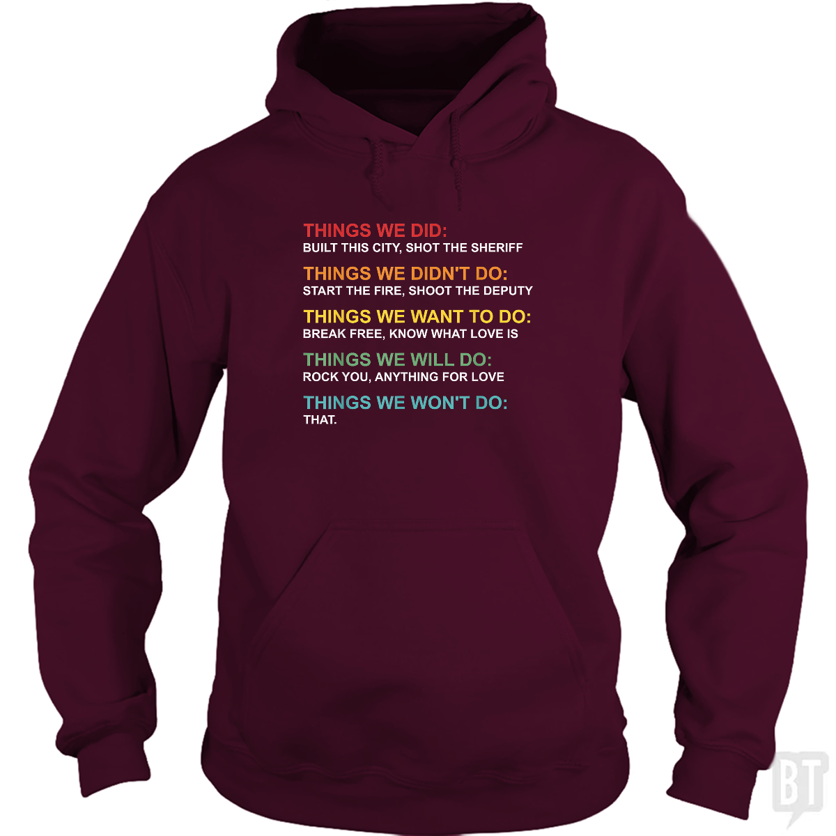 Things We Did Hoodie