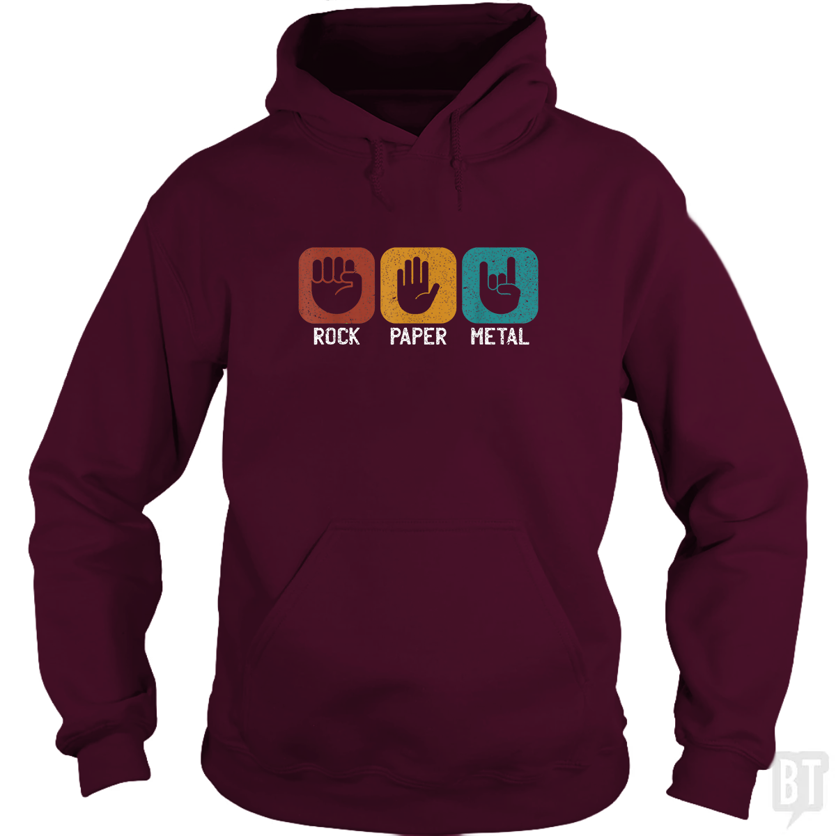 Rock Paper Metal Hoodie