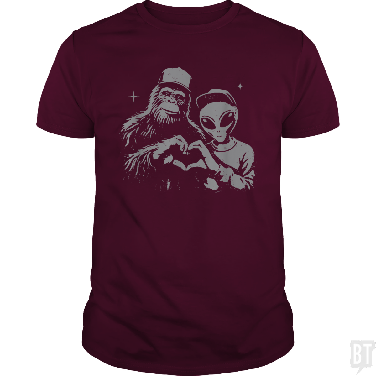 Bigfoot And Alien