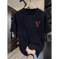 Pure Cotton Short Sleeve Summer New 2025 Loose Fit Brand Crew Neck Casual Half Sleeve Top T-Shirts