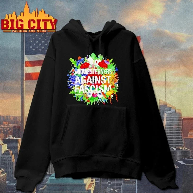 Midwesterners Against Fascism t-shirt