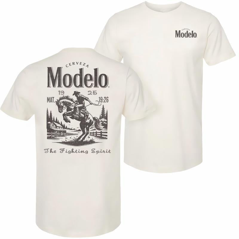 Modelo Cowboy Vintage Western Beer Fighting Spiri Rodeo Country Lovers (1)