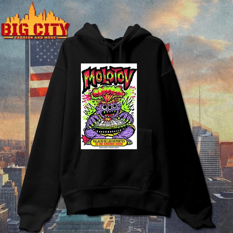 Molotov Palacio De Los Deportes January 31 2026 Concert Poster Shirt