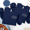 Mom Dad Est Year Dad Mom New Dad Shirt Mom Est 2025 Mom Dad Pregnancy Reveal Dad Be T-Shirts