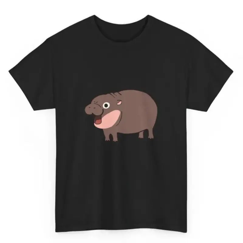 Moo Deng Moo Deng Baby Hippo Zoo Baby Hippo Baby Pygmy Hippo Moo Deng Man Top Menswear T-Shirts
