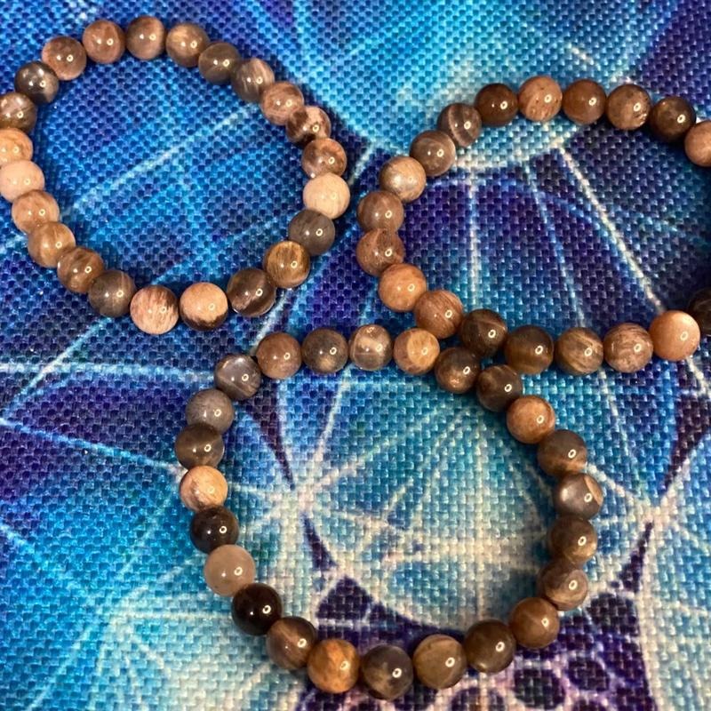 Moonstone Bracelet Female Male Anniversary Daily T-Shirts