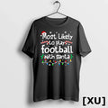 Most Likely To Play Football With Santa Christmas Matching Tshirts Sweater