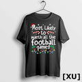 Most Likely To Watch All Football Games Christmas Matching Tshirts Sweater